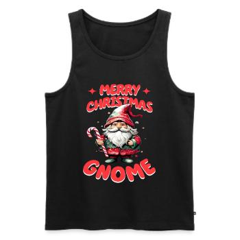 Joyeux Noël Gnome - Débardeur bio Premium Homme - noir - Devant - Michal (187cm)