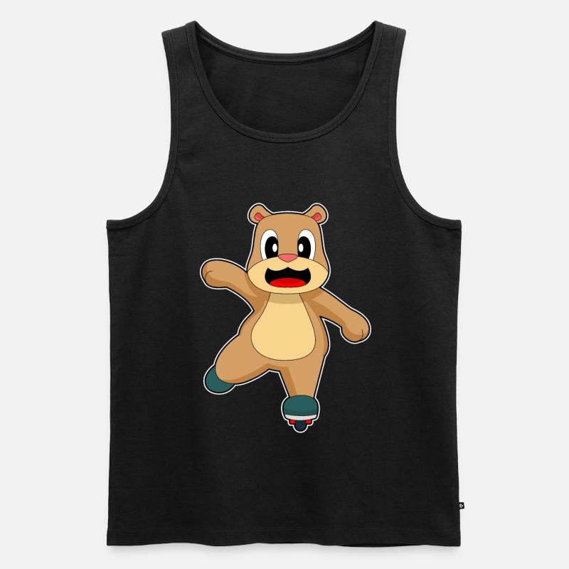 Bär Inline skating Inline skates - Men's Premium Organic Tank Top - black