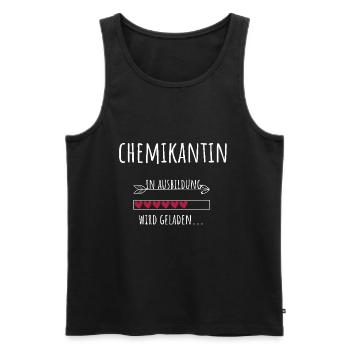 Chemikantin Ausbildung Beruf Geschenk - Männer Premium Bio Tank Top - Schwarz - Vorne - Michal (187cm)