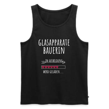 Glasapparatebauerin Ausbildung Beruf Geschenk - Männer Premium Bio Tank Top - Schwarz - Vorne - Michal (187cm)