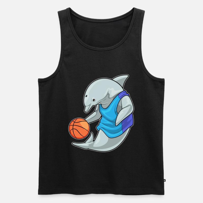 Dolphin Basketteur Basketteur - Débardeur bio Premium Homme - noir