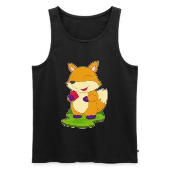Fuchs Poker Pokerkarten - Männer Premium Bio Tank Top - Schwarz - Vorne - Michal (187cm)