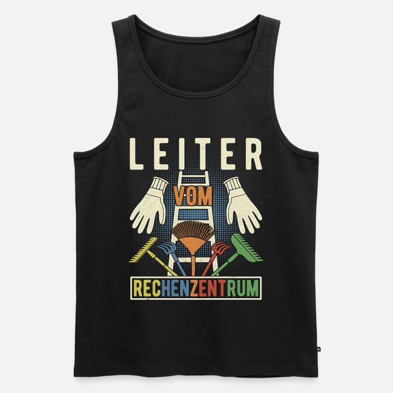 Leiter Vom Rechenzentrum Gärtner Hobbygärtner - Männer Premium Bio Tank Top - Schwarz