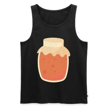 Autumn Vintage - Männer Premium Bio Tank Top - Schwarz - Vorne - Michal (187cm)