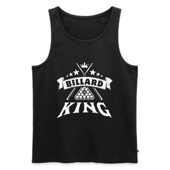 Eight Ball, Billardkugel, Billard King Geschenk - Männer Premium Bio Tank Top - Schwarz - Vorne - AI Model Male 178 light (178cm)