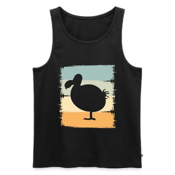 dodo - Débardeur bio Premium Homme - noir - Devant - Michal (187cm)
