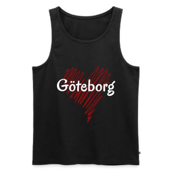 Master Göteborg, Göteborg Schweden - Männer Premium Bio Tank Top - Schwarz - Vorne - AI Model Male 178 light (178cm)