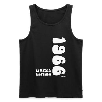 Limited_Edition_1966 - Men's Premium Organic Tank Top - black - Front - Michal (187cm)