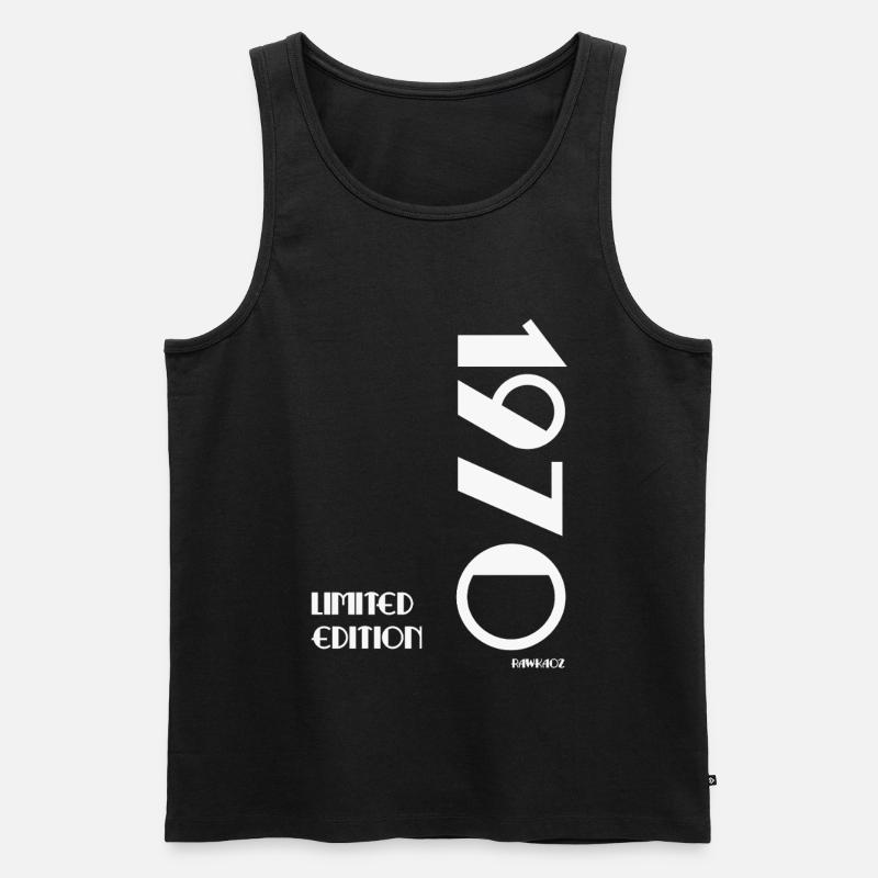 Edition limitée 1970 - Débardeur bio Premium Homme - noir