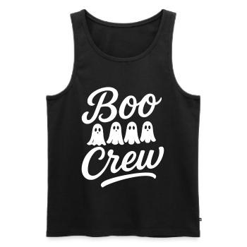 Boo Crew Halloween Party Drôle Dicton - Débardeur bio Premium Homme - noir - Devant - Michal (187cm)