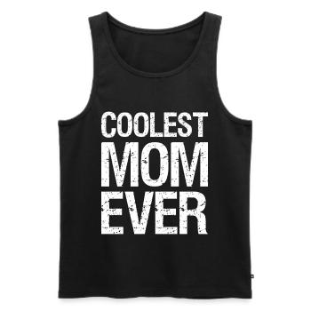 Coolest Mom Ever - Men's Premium Organic Tank Top - black - Front - AI Model Male 178 light (178cm)