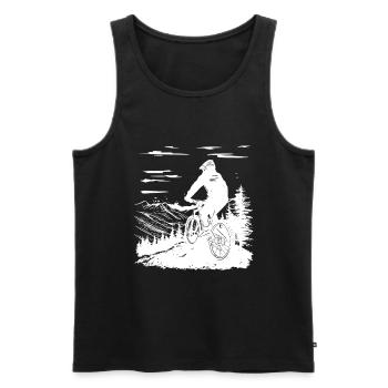 Vtt - Débardeur bio Premium Homme - noir - Devant - Michal (187cm)