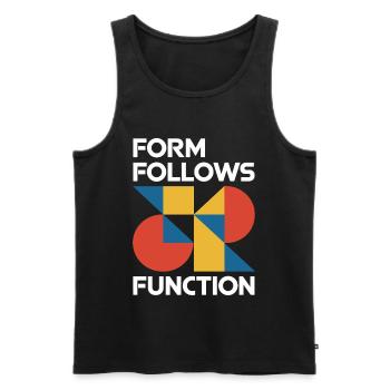 Bauhaus Architecture Architect - Men's Premium Organic Tank Top - black - Front - Michal (187cm)