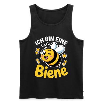 I'm a Bee Carnival Costume - Men's Premium Organic Tank Top - black - Front - Michal (187cm)