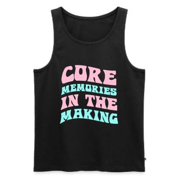Core Memories in the Making - Männer Premium Bio Tank Top - Schwarz - Vorne - AI Model Male 178 light (178cm)