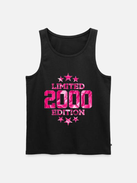 ÉDITION LIMITÉE 26E ANNIVERSAIRE 2000 - Débardeur bio Premium Homme - noir