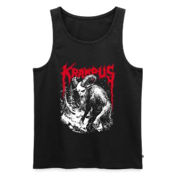 KRAMPERL NIKOLAUS KRAMPUSTAG PERCHTEN KRAMPUS - Männer Premium Bio Tank Top - Schwarz - Vorne - AI Model Male 178 light (178cm)