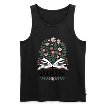 Blossom Harvest Book Magic - Men's Premium Organic Tank Top - black - Front - AI Model Male 178 light (178cm)