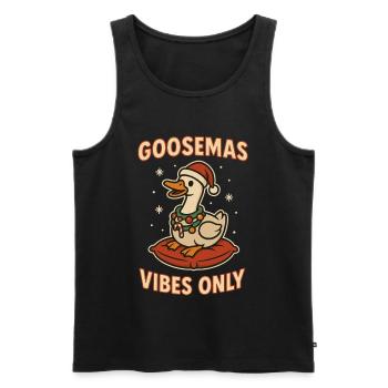 Noël Goosemas Vibes uniquement - Débardeur bio Premium Homme - noir - Devant - Michal (187cm)