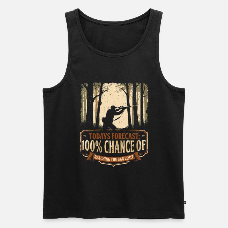 Eichhörnchenjäger Baumratte - Männer Premium Bio Tank Top - Schwarz