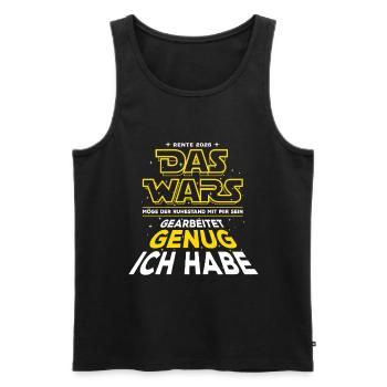 That's it, retirement 2026, worked enough I have - Men's Premium Organic Tank Top - black - Front - Michal (187cm)
