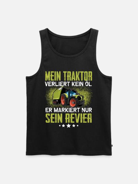 Landwirt - Männer Premium Bio Tank Top - Schwarz