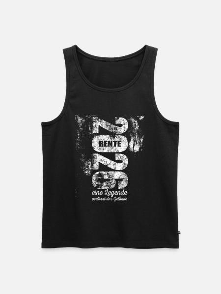 A legend leaves the site - Retirement 2026 - Men's Premium Organic Tank Top - black