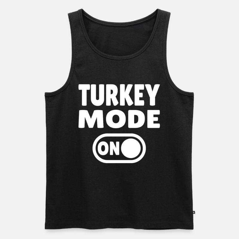 Mode dinde activé - Débardeur bio Premium Homme - noir