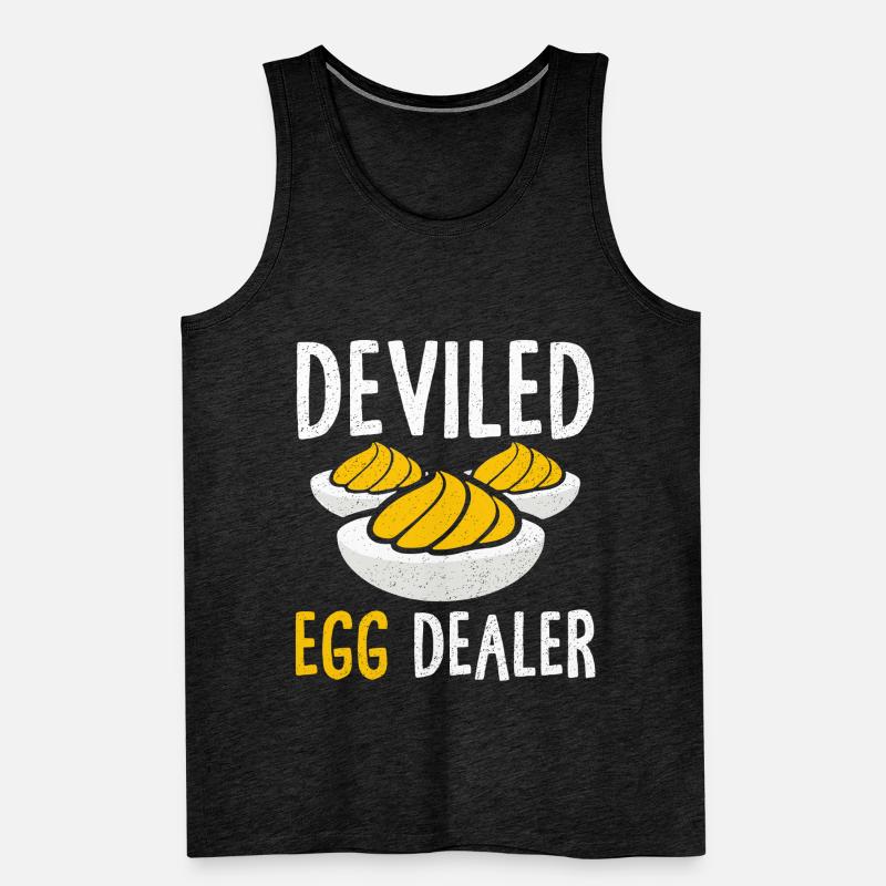 Stuffed Eggs Deviled Eggs Thanskgiving Men's Premium Organic Tank Top