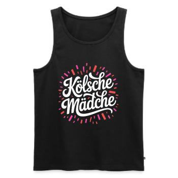 Cologne Girls Carnival Cologne Cologne Cologne Girls - Men's Premium Organic Tank Top - black - Front - AI Model Male 178 light (178cm)