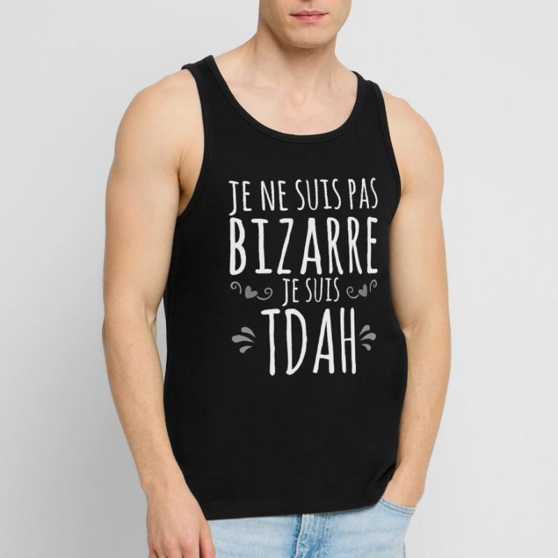 I am ADHD - Hyperactive Impulsive Hyperactivity Men's Premium Organic Tank Top