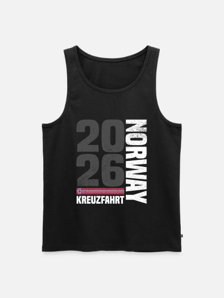 Norway Cruise 2026 - Men's Premium Organic Tank Top - black