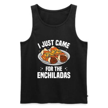 Enchiladas-Kostüm Mexikanische Feinschmeckerküche - Männer Premium Bio Tank Top - Schwarz - Vorne - AI Model Male 178 light (178cm)