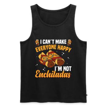 Enchilada Lover Mexikanische Küche Speisegericht - Männer Premium Bio Tank Top - Schwarz - Vorne - AI Model Male 178 light (178cm)