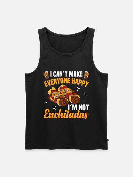 Enchilada Lover Mexikanische Küche Speisegericht - Männer Premium Bio Tank Top - Schwarz