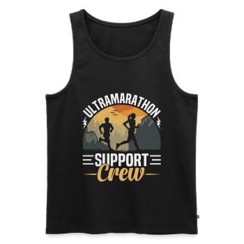  Ultra Marathon Running 50 Miles Runner - Men's Premium Organic Tank Top - black - Front - Michal (187cm)