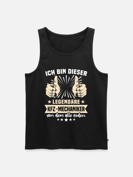 Car Mechanic Sayings - Men's Premium Organic Tank Top - black