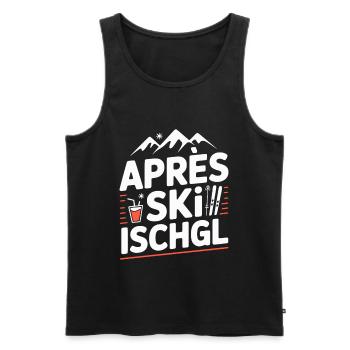 Après Ski Party Ischgl - Débardeur bio Premium Homme - noir - Devant - Michal (187cm)