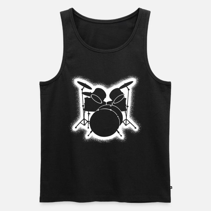 Drums Drummers Drummers - Men's Premium Organic Tank Top - black