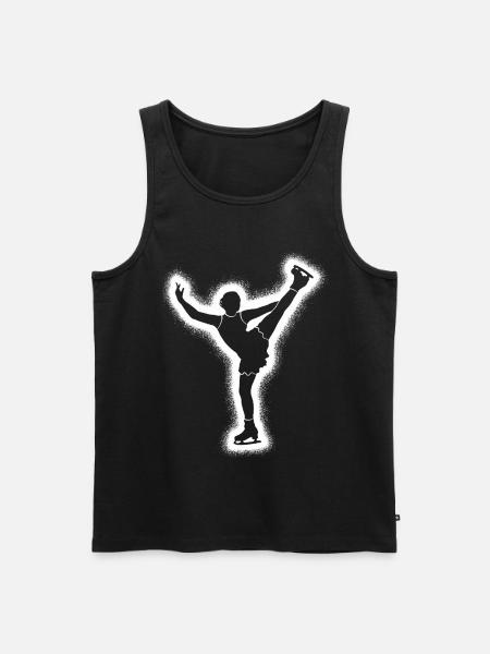 Eiskunstläuferin Eislaufen Damen Eiskunstlauf - Men's Premium Organic Tank Top - black