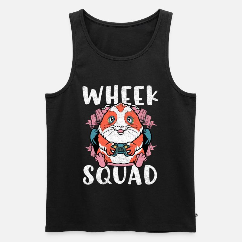 Woche Squad Hamster Gaming - Männer Premium Bio Tank Top - Schwarz