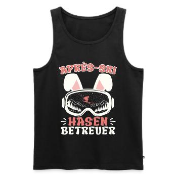 Après-ski RABBIT SUPERVISOR Fun - Débardeur bio Premium Homme - noir - Devant - Michal (187cm)