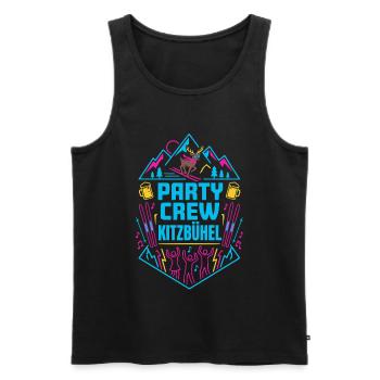 Kitzbühel Après Ski Party - Men's Premium Organic Tank Top - black - Front - Michal (187cm)