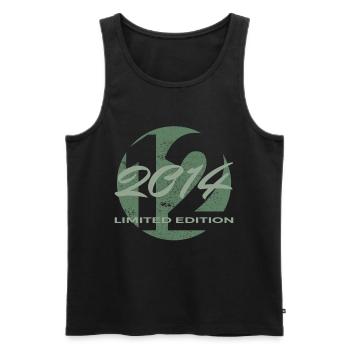 12th Birthday 2014 Boys and Girls Gift - Men's Premium Organic Tank Top - black - Front - Michal (187cm)
