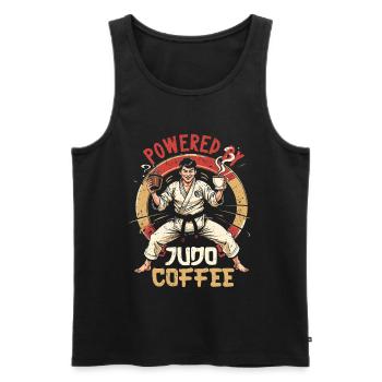 Judo Martial Arts - Men's Premium Organic Tank Top - black - Front - Michal (187cm)