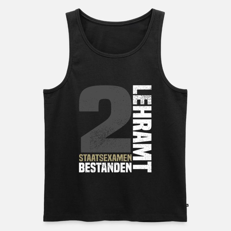 2nd State Examination in Teaching - Men's Premium Organic Tank Top - black
