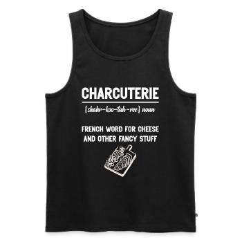 Charcuterie Artist Board Maker Food Items - Men's Premium Organic Tank Top - black - Front - Michal (187cm)