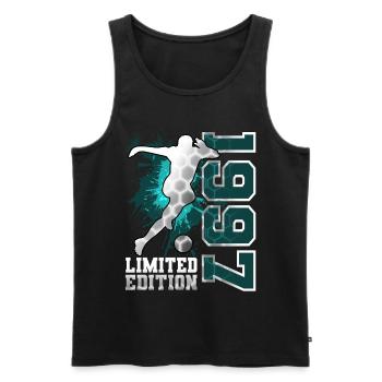 1997 Geburtsjahr Geburtstag - Männer Premium Bio Tank Top - Schwarz - Vorne - Michal (187cm)