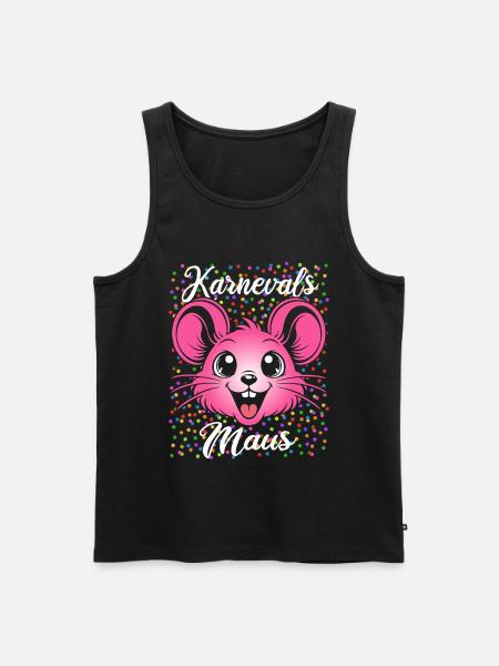 Carnival Mouse | Partner Costume Women - Men's Premium Organic Tank Top - black