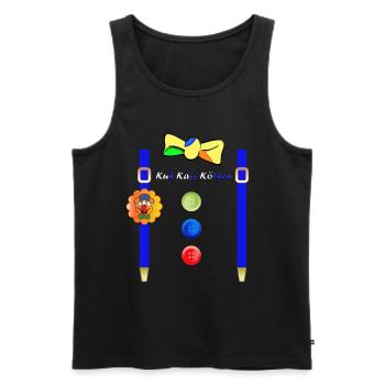 KuKaKö - Carnival Carnival Shrove Monday Köthen - Men's Premium Organic Tank Top - black - Front - AI Model Male 178 light (178cm)
